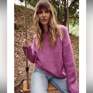 Z Supply Etoile Sweater in Azalea XL - NWT